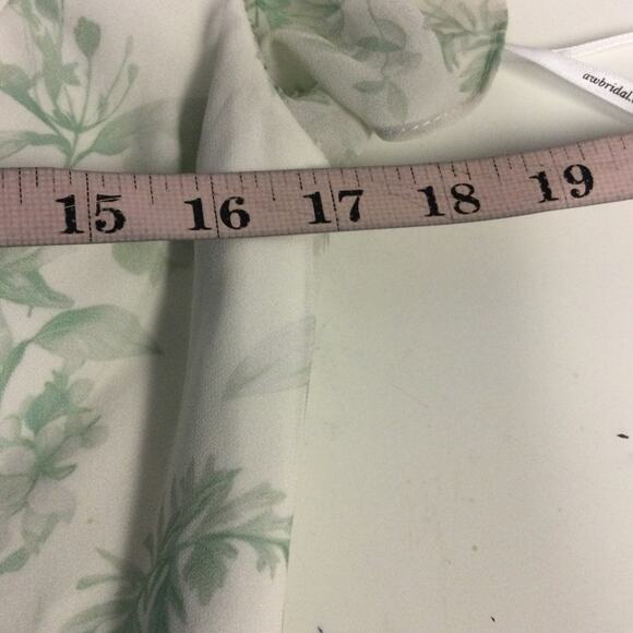 AW BRIDAL 8 M verdant wilds green floral Celia spring party maxi dress B143 - Picture 6 of 9